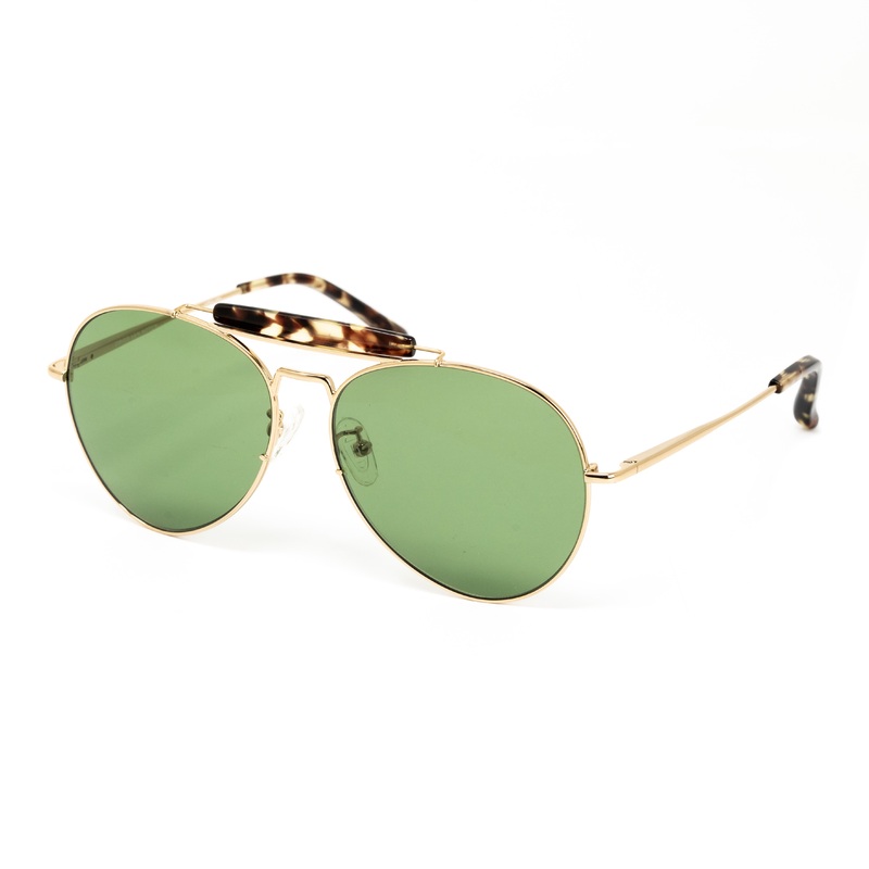 Dries Van Noten x Linda Farrow Green Sunglasses DVN187C5SUN