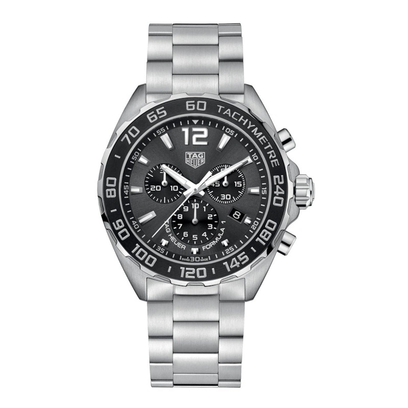 Tag Heuer Formula 1 Chronograph Men’s Grey Ceramic Watch CAZ1011.BA0842