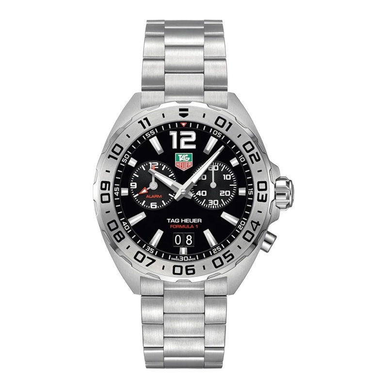 Tag Heuer Formula 1 Men’s Black Alarm Watch WAZ111A.BA0875