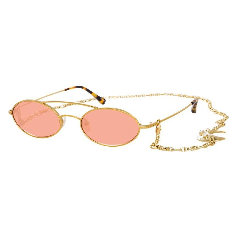 Alessandra Rich X Linda Farrow Pink Women’s Sunglasses AR2C2SUN