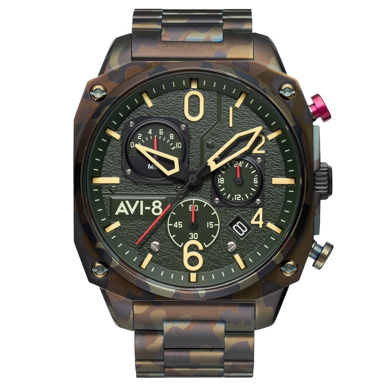 AVI-8 Men’s Ground Camo Hawker Hunter Watch AV-4052-22