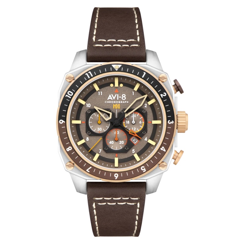 AVI-8 Hawker Hunter Atlas Brown Men’s Chronograph Watch AV-4100-05