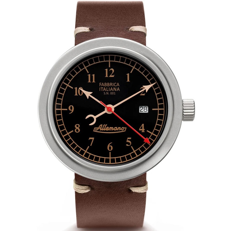 Allemano Day A 1919 Men’s Black Watch DAY-A-1919-NP-SB