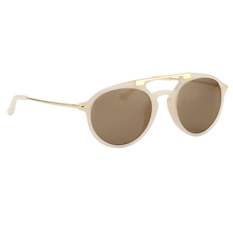 Dries Van Noten Men’s Aviator Brown Sunglasses DVN59C2SUN