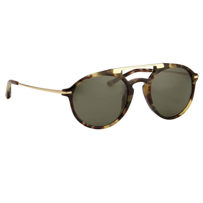 Dries Van Noten Men’s Aviator Green Sunglasses DVN59C4SUN