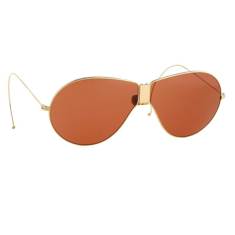 Dries Van Noten Men’s Aviator Red Sunglasses DVN19C2SUN