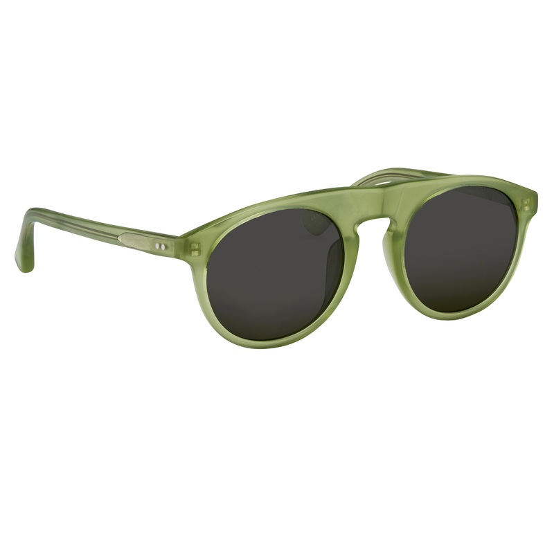 Dries Van Noten Men’s Flat Top Grey Sunglasses DVN91C1SUN