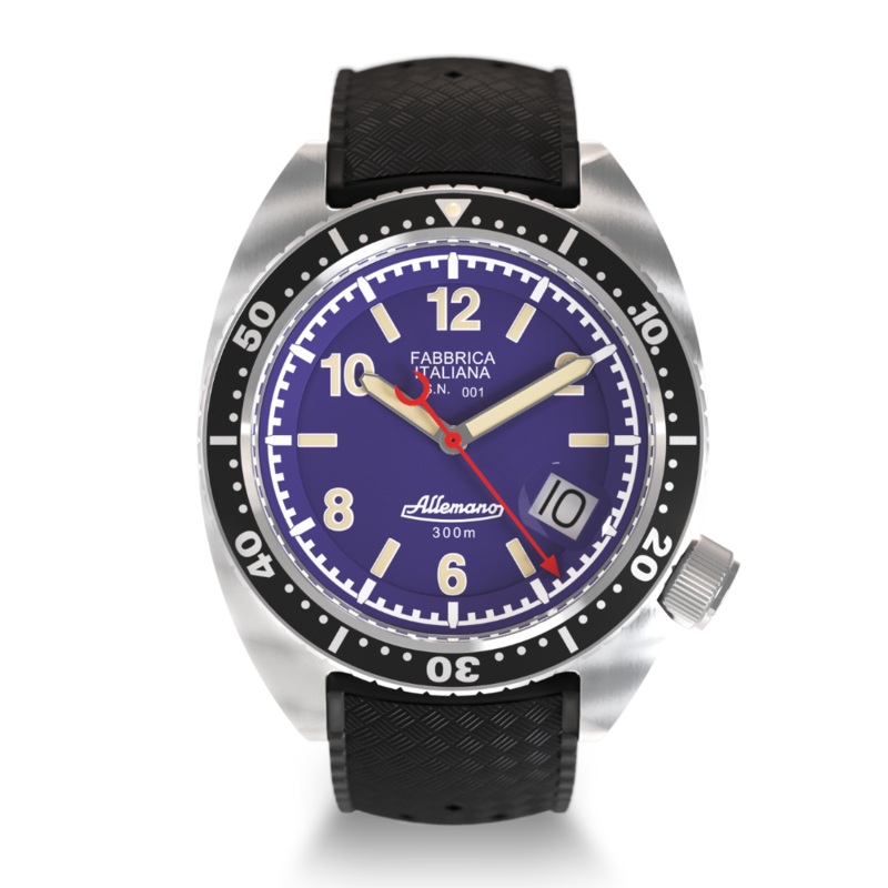 Allemano 1973 Shark Diver Men’s Violet Watch SH-A-1973-P-V-DP