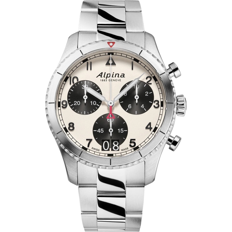 Alpina Startimer Pilot Quartz Chronograph Big Date AL-372WB4S26B