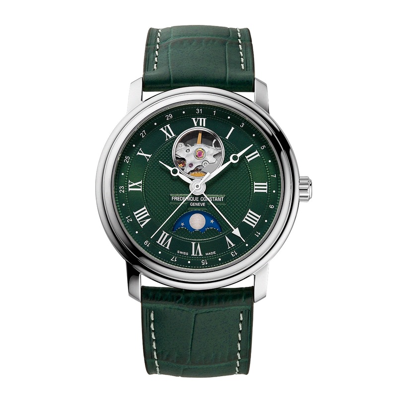 Frederique Constant Classic Heart Beat & Moonphase Watch FC-335MCGRW4P26