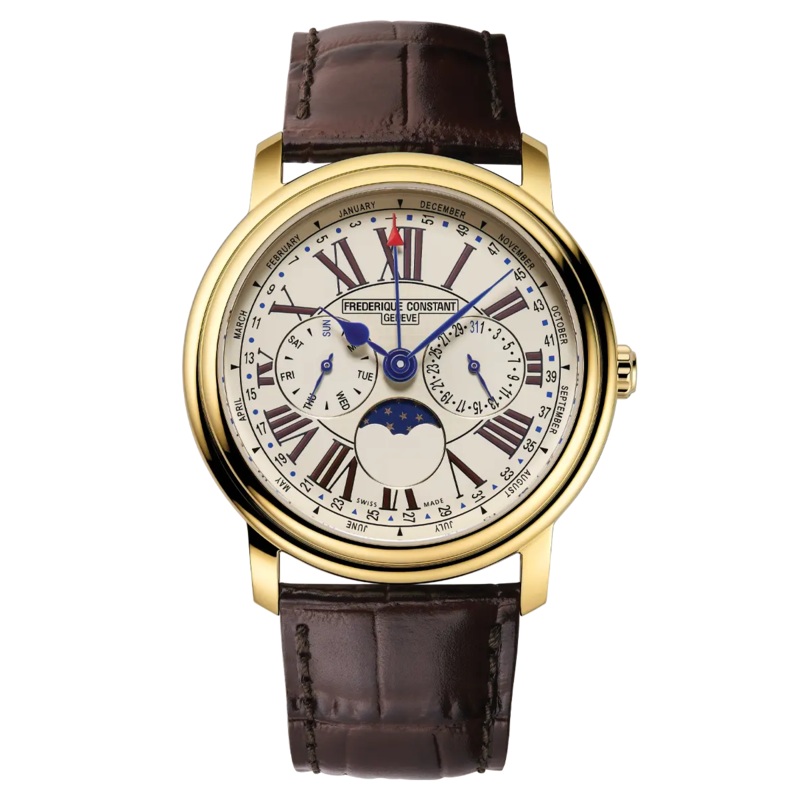 Frederique Constant Classics Business Timer in Gold FC-270EM4P5