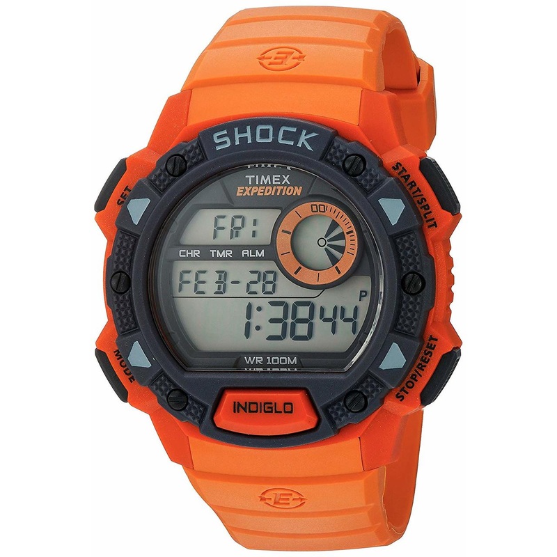 Timex Expedition Base Shock Orange Mens Watch