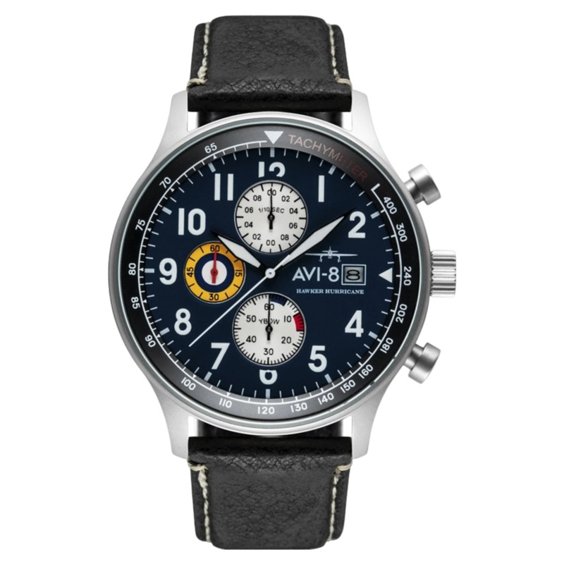 AVI-8  Hawker Hurricane Chronograph Men’s Blue Midnight Watch AV-4011-0I