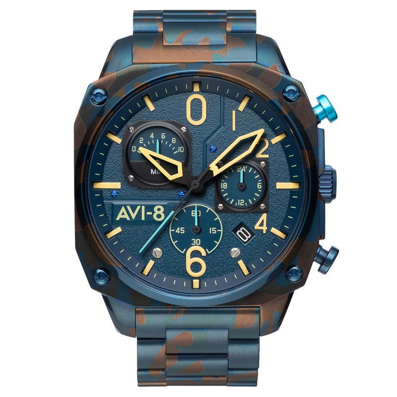 AVI-8 Men’s Air Camo Hawker Hunter Watch AV-4052-33
