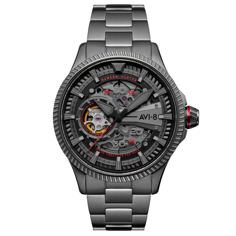 AVI-8 Men’s Black Arrows Hawker Hunter Avon Watch AV-4078-33