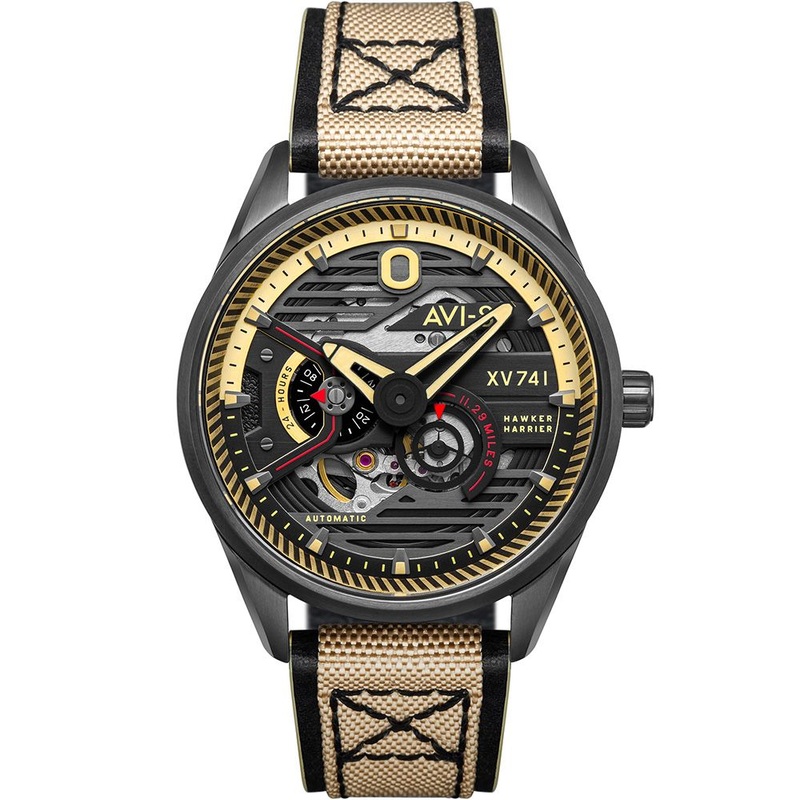 AVI-8 Men’s Green Hawker Harrier Automatic Watch AV-4074-02