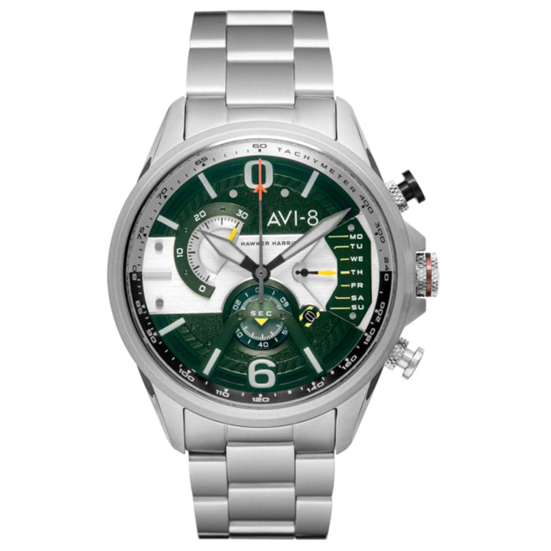 AVI-8 Men’s Green Hawker Hunter Chronograph Watch AV-4056-11