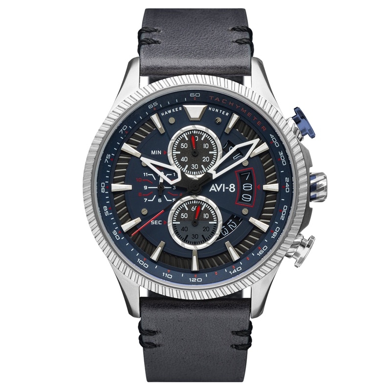 AVI-8 Men’s Marine Grey Hawker Hunter Avon Watch AV-4064-04
