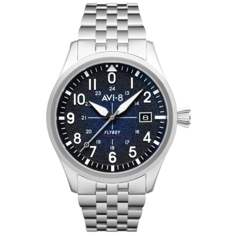 AVI-8 Men’s Blue Flyboy Automatic Watch AV-4075-22