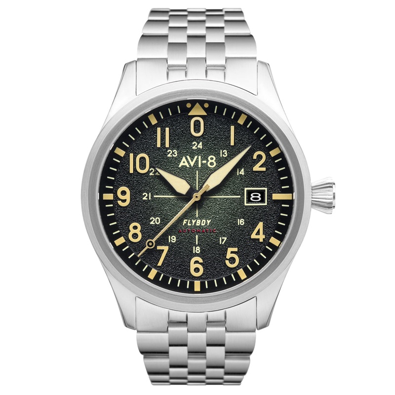 AVI-8 Men’s Green Flyboy Watch AV-4075-33
