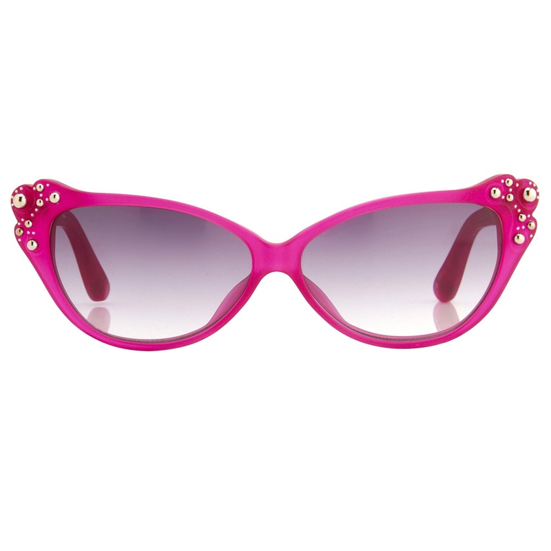 Agent Provocateur Sunglasses Cat Eye Pink with Steel and Grey