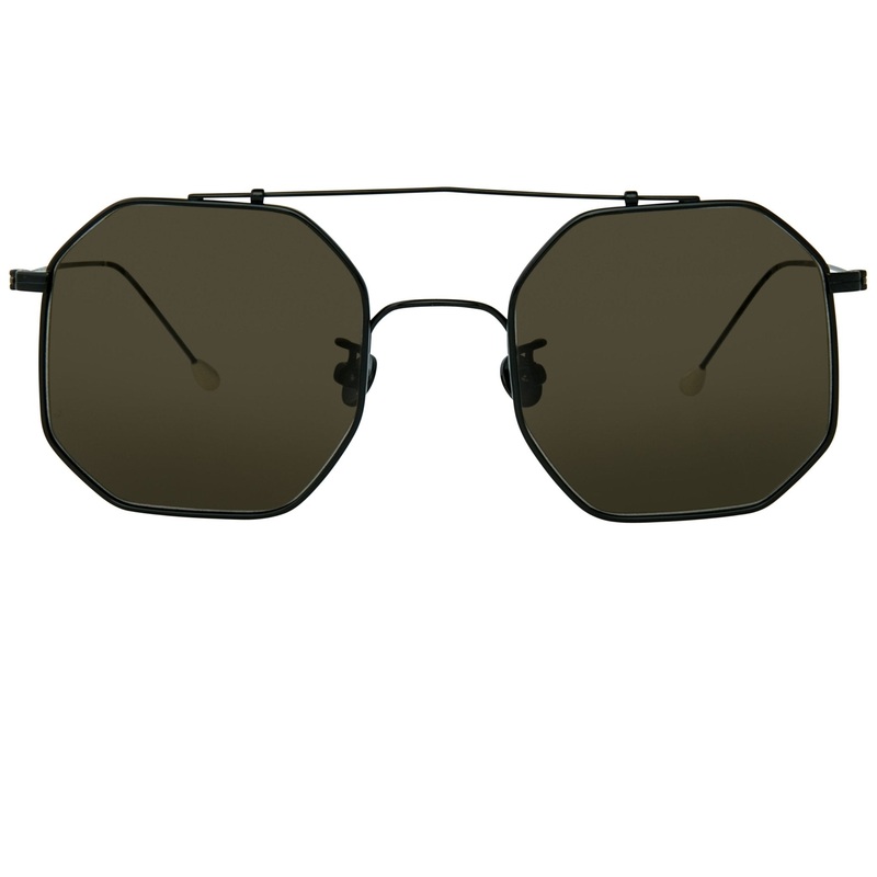 Ann Demeulemeester Sunglasses Square Black and Grey AD52C1SUN