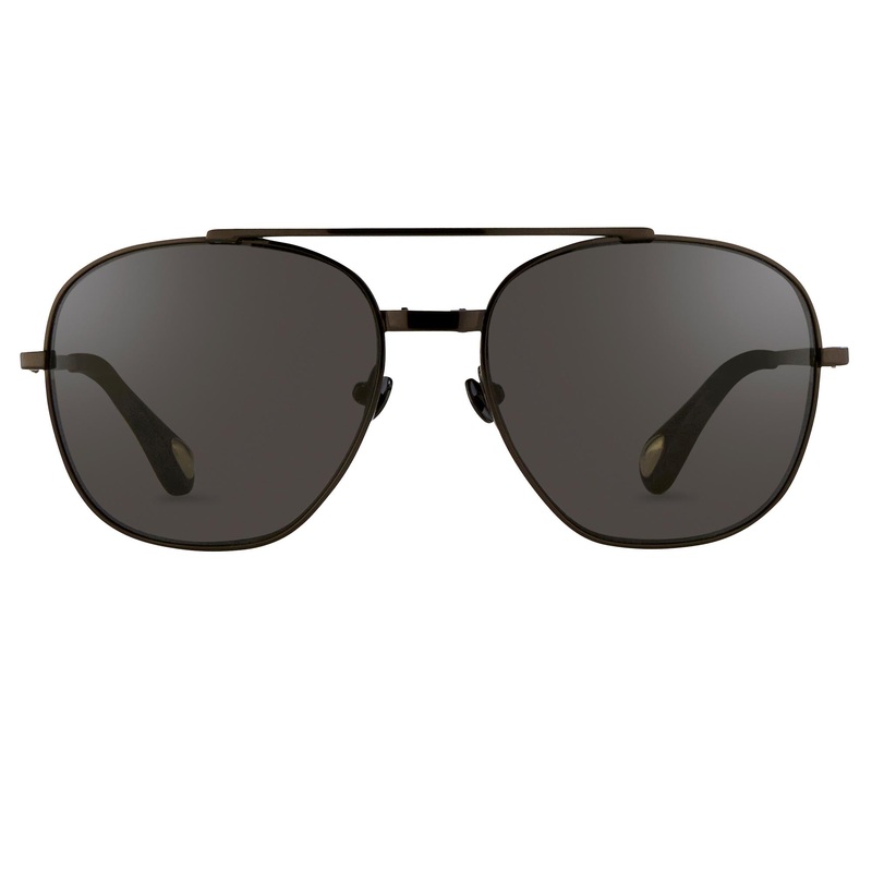 Ann Demeulemeester Men’s Sunglasses Black and Grey AD12C4SUN