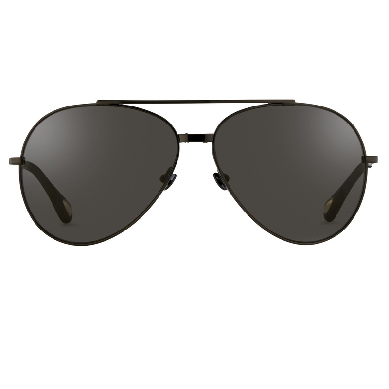 Ann Demeulemeester Men’s Sunglasses Black and Grey AD14C4SUN