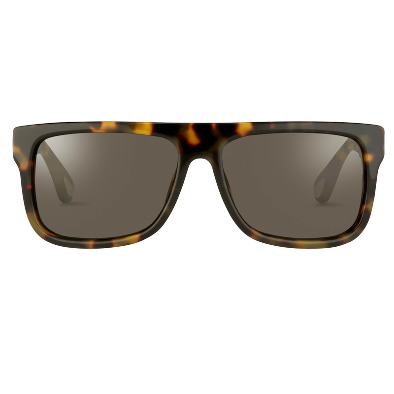 Ann Demeulemeester Men’s Sunglasses Flat Top Tortoise and Grey AD2C2SUN