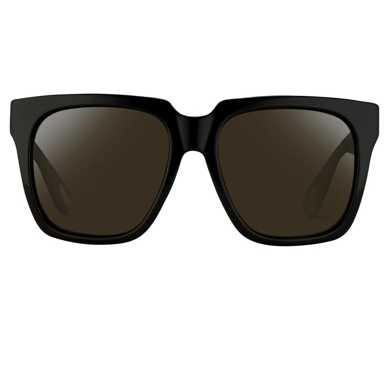 Ann Demeulemeester Men’s Sunglasses Oversized Black and Grey AD21C1SUN