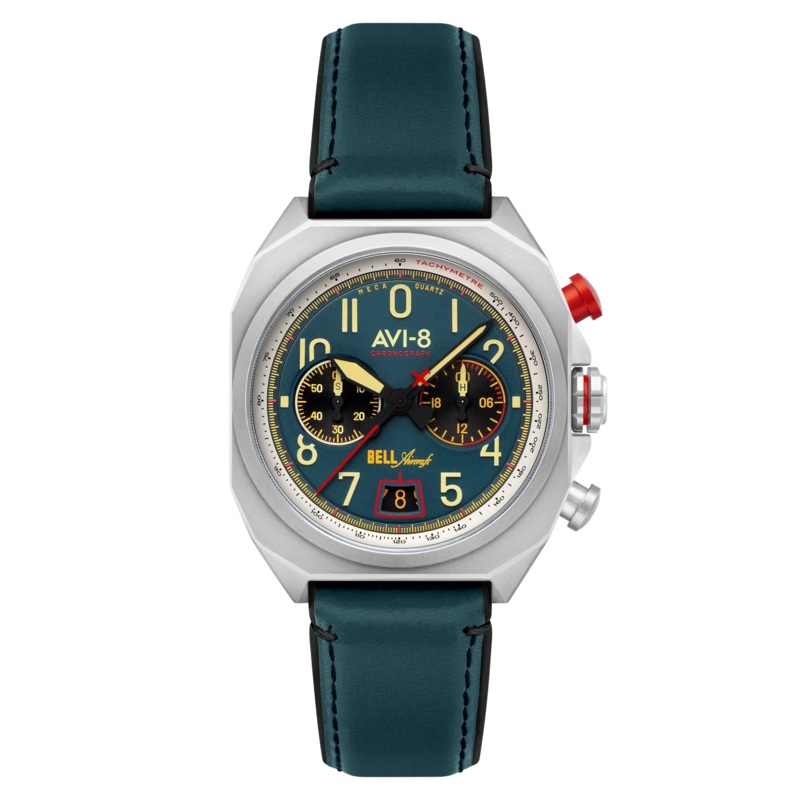 AVI-8 Bell X-1 Machbuster Men’s Blue Chronograph Watch AV-4118-01