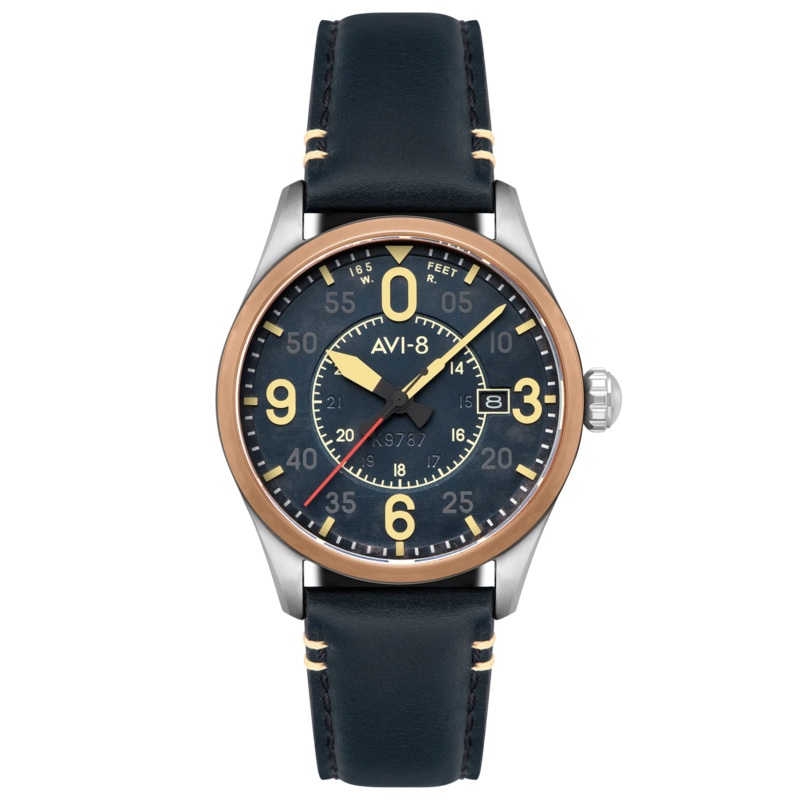 AVI-8 Spitfire Smith Men’s Blue Automatic Watch AV-4090-05