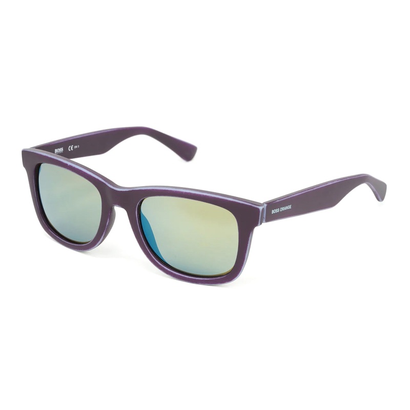 Boss Orange Men’s Sunglasses Classic Square Plum Azure BO 0213/S FHC/3U