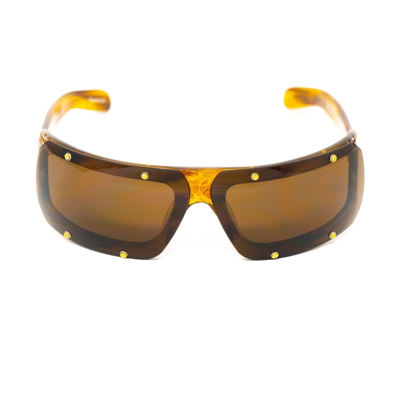 Buddhist Punk Sunglasses Rectangular Tortoise Shell and Brown 6BP2C2TSHELL