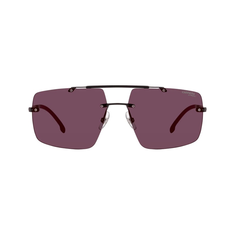 Carrera Men’s Sunglasses Rimless Browline Red Mirror 8034/SE 003