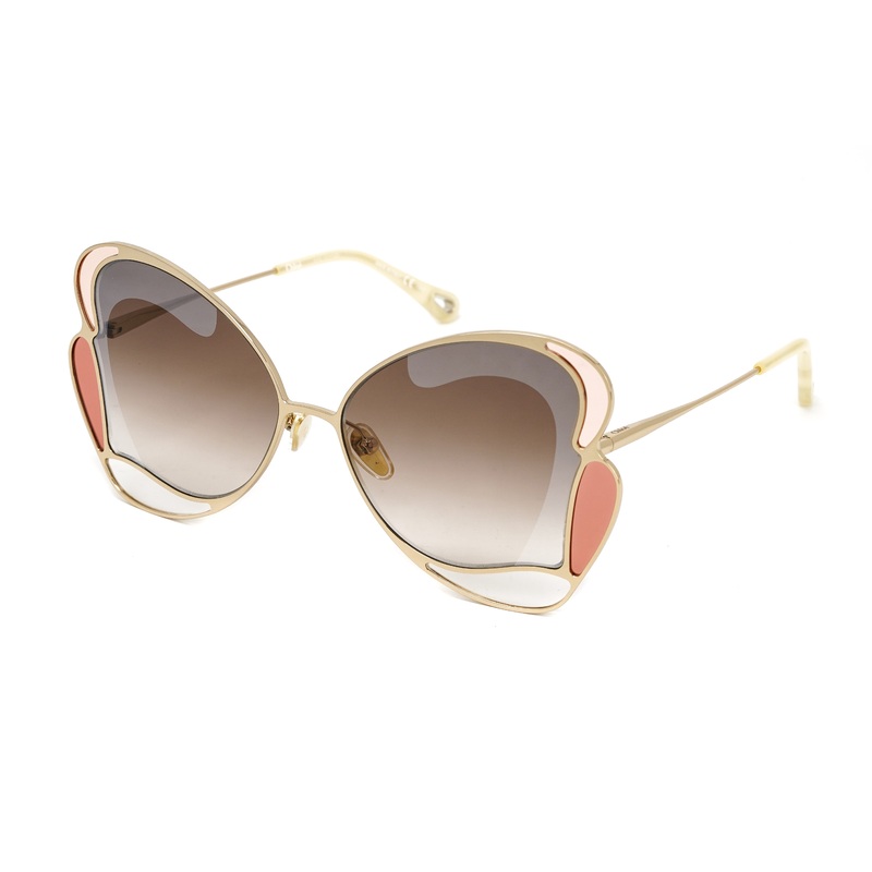 Chlo Women’s Sunglasses Gemma Butterfly Brown CH0048S-003 60