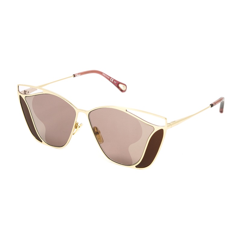 Chlo Women’s Sunglasses Gemma Geometric Purple CH0049S-004 59