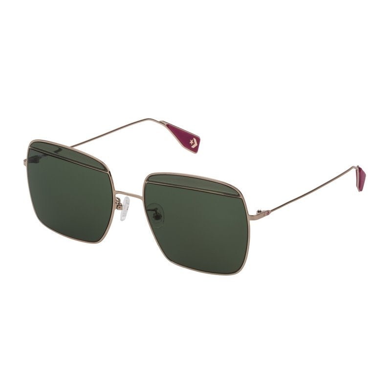 Converse Women’s Sunglasses Square Bronze and Green SCO148 8FEY