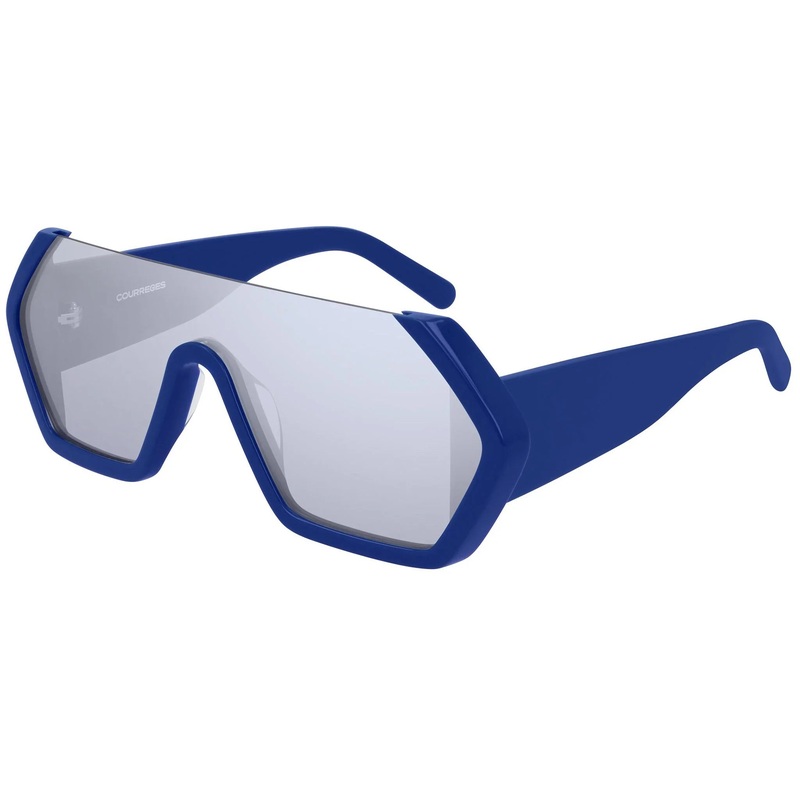 Courrges Women’s Sunglasses Oversized Shield Blue CL1909-004 99
