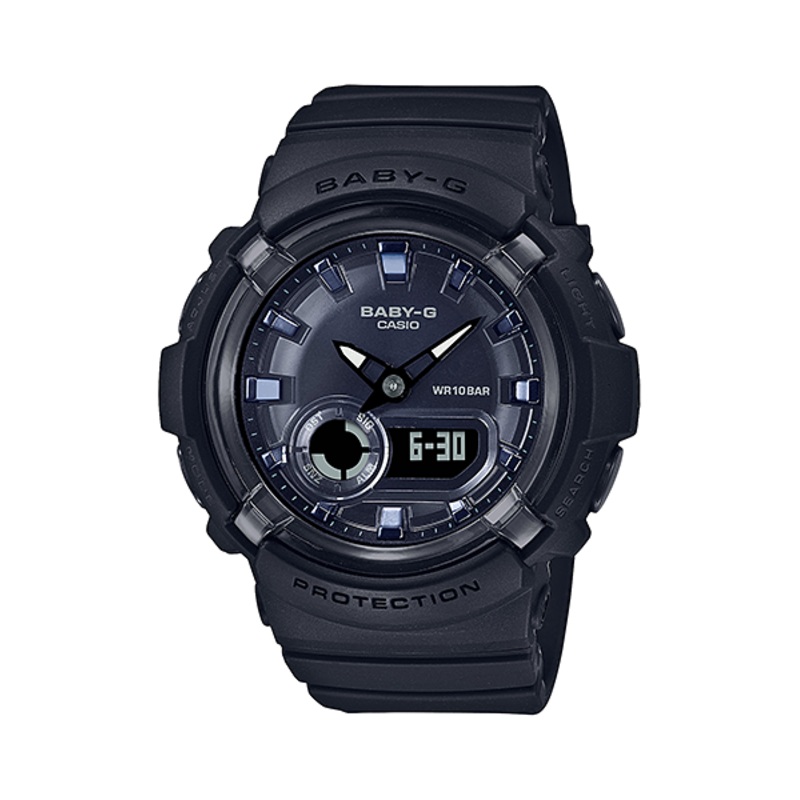 Baby-G Dual Display Black Resin Strap Watch BGA280-1A