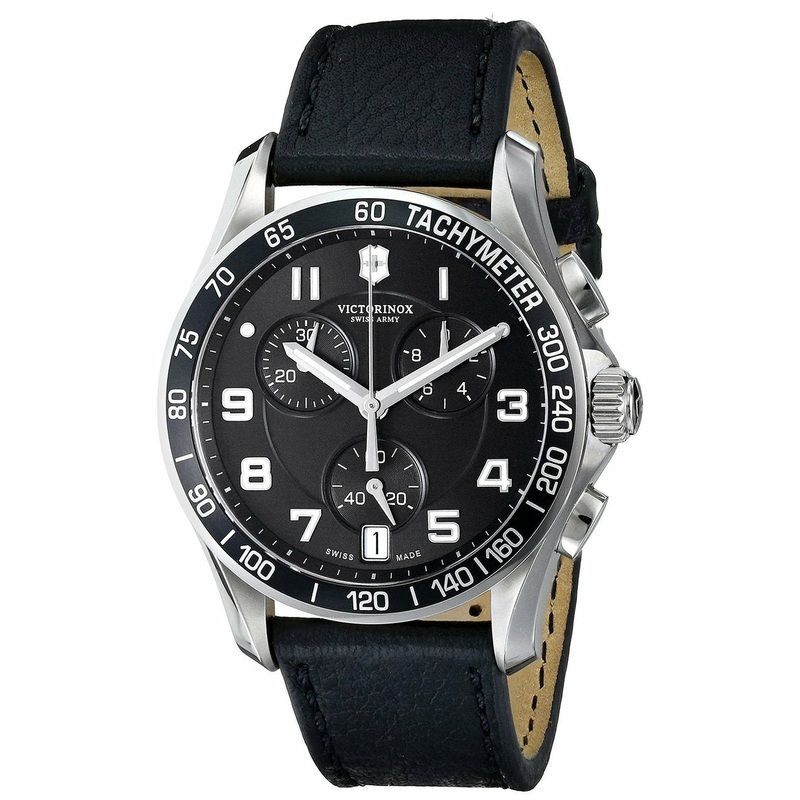 Victorinox Swiss Army Chrono Classic Black Strap Mens Watch