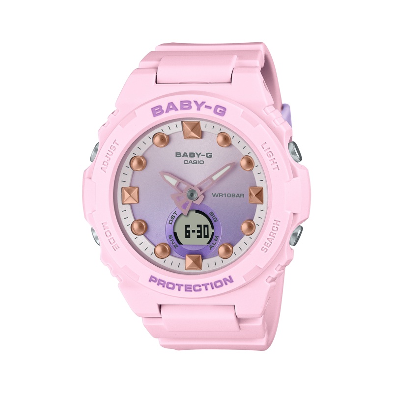 BABY-G Pink Resin Band Womens Watch BGA320-4A