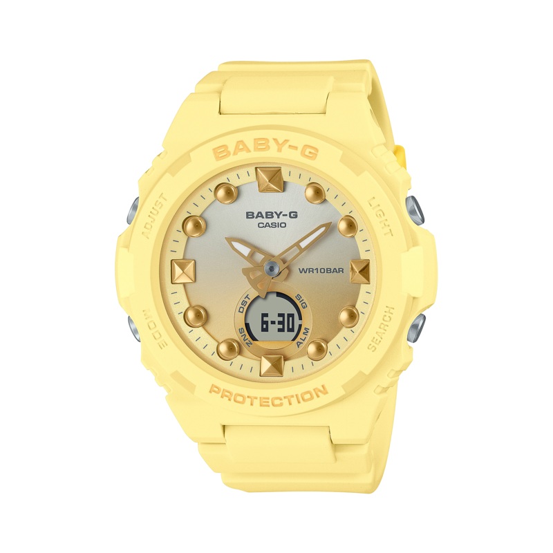 BABY-G Yellow Resin Band Womens Watch BGA320-9A