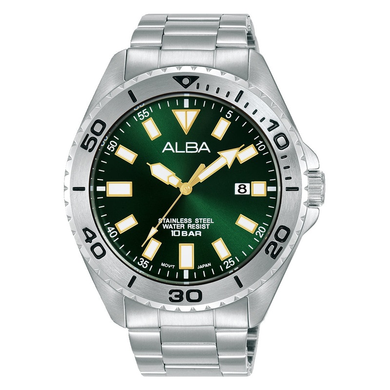 Alba Workman Sports Stainless Steel Mens Watch AS9Q41X