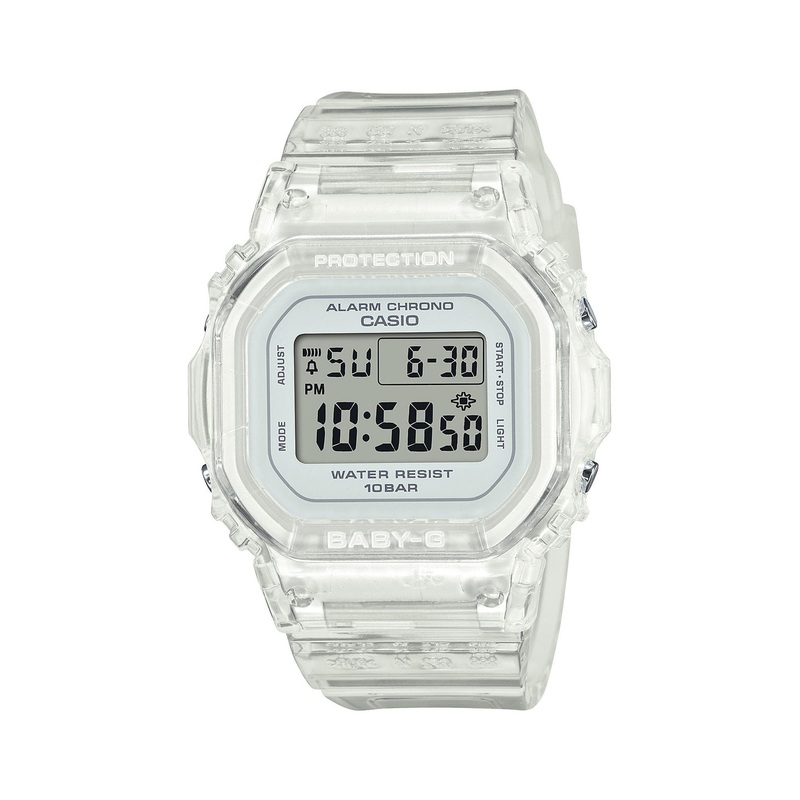 Baby-G Shock Resistant Transparent Womens Watch BGD565S-7D