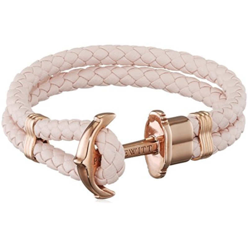 Paul Hewitt Phrep Leather Rose Gold / Pink Rose Bracelet – M