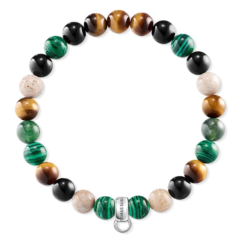 Thomas Sabo Charm Bracelet “Brown, Green, White”