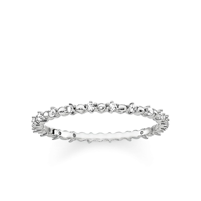 Thomas Sabo Ring “Dots With White Stones”