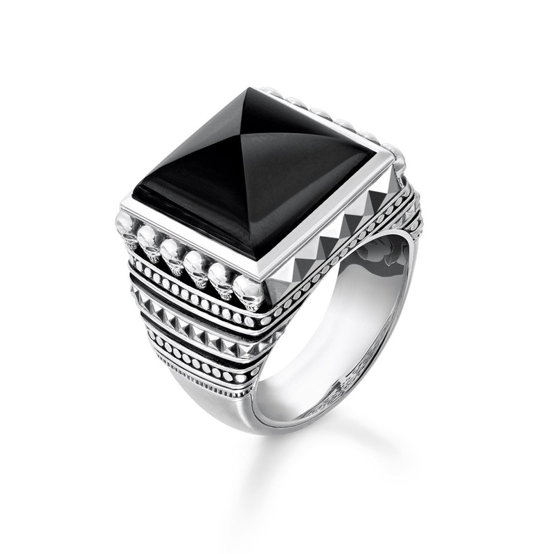 Thomas Sabo Ring “Ethnic Skulls Black”