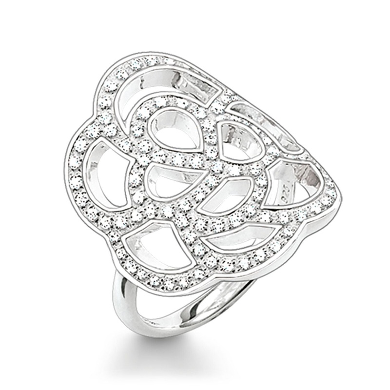Thomas Sabo Ring “White Flower”